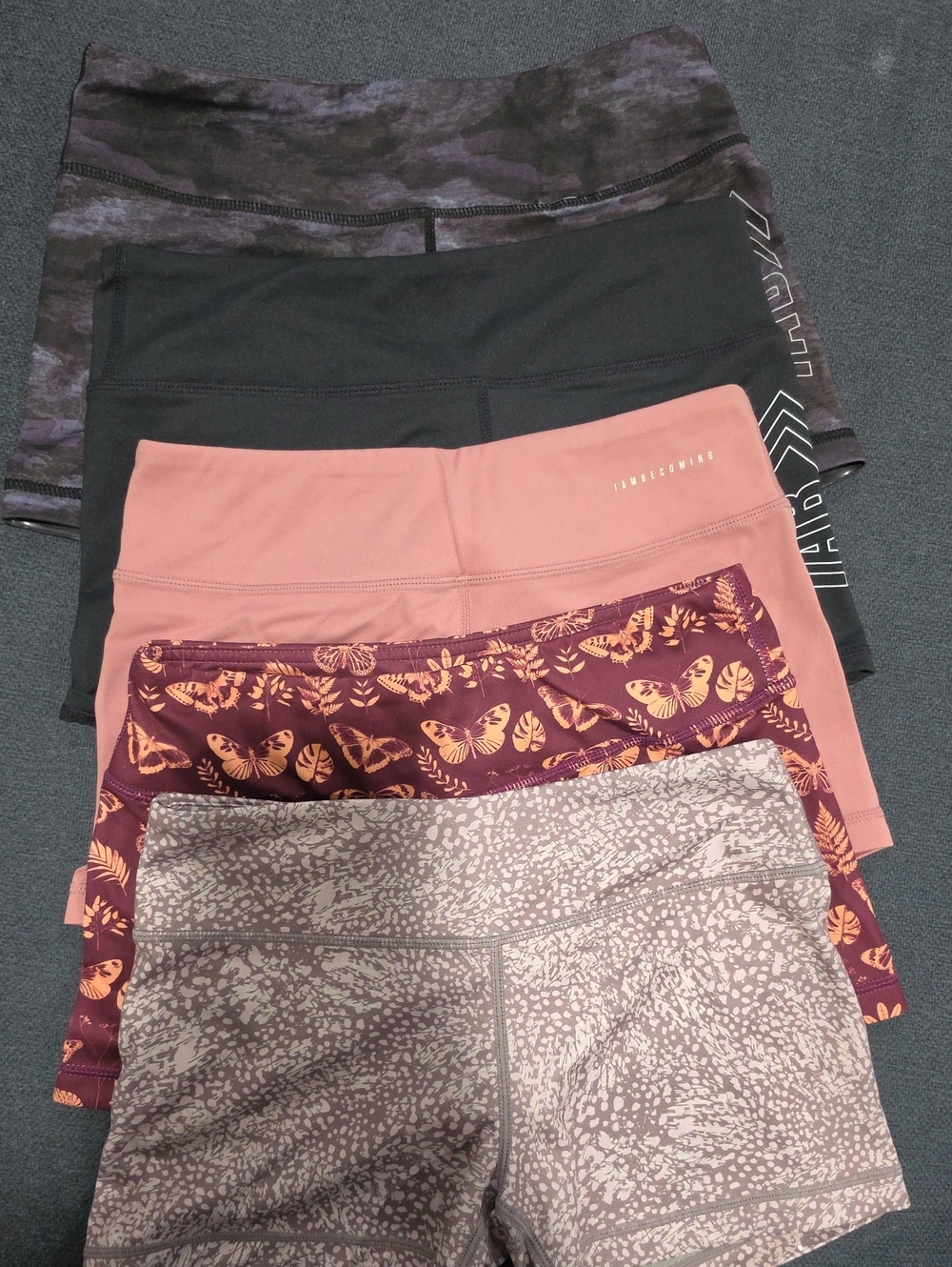 IAB Mfg - Mixed Colors Women's Lifting Shorts - 5 Pair